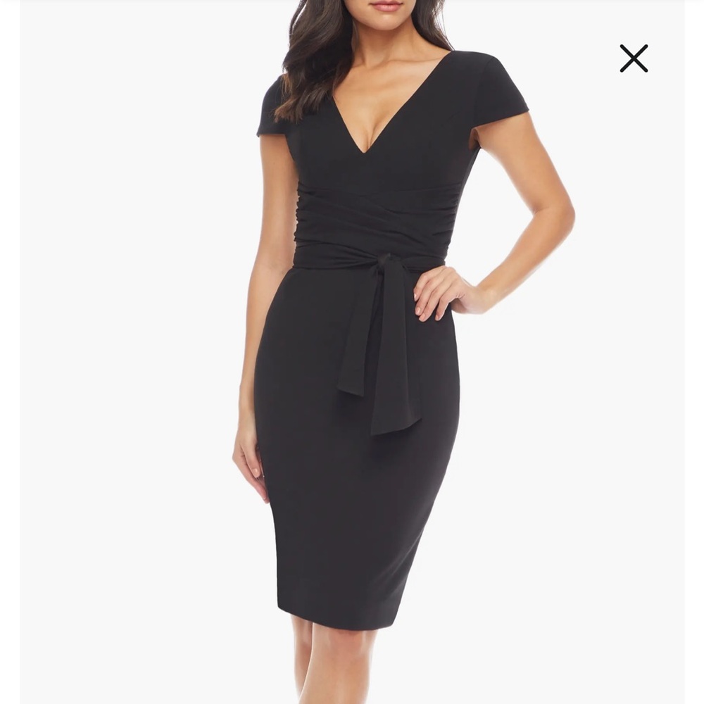 Dana Wrap Waist Cocktail Dress